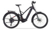 Vista di lato di una bicicletta elettrica e trekking modello Xplorer di colore nero